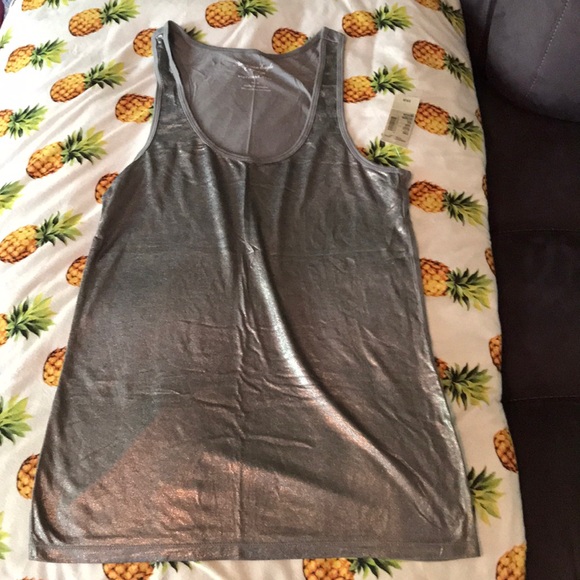 Metallic shimmer tank top - Picture 1 of 3